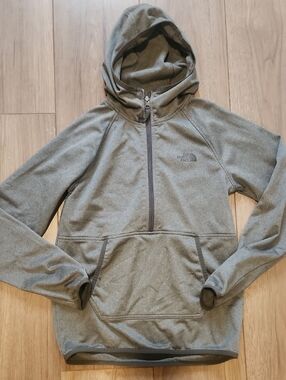 The North Face Kids Olive Green Half-Zip Hoodie